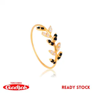 Cincin Emas Valleria Leaf Gold Ring - Toko Emas Gadjah