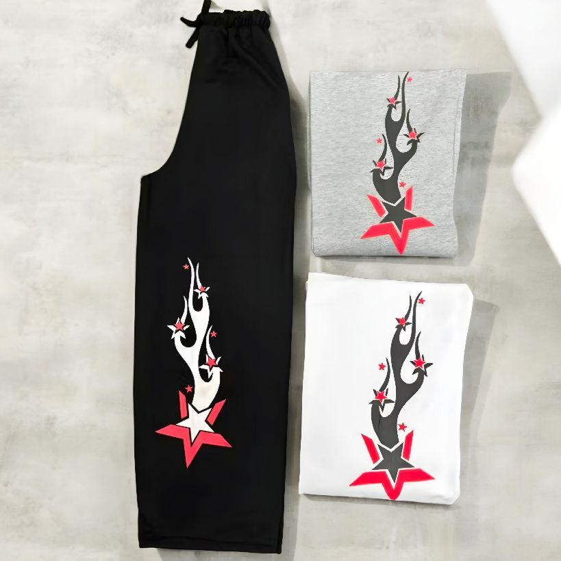 Celana Panjang Skena Gombrang Anak Usia 8-12 Tahun - Celana Stars Pants Anak Laki - Laki Unisex Gaya Terbaru - Jogger Celana Panjang Baggy Sweatpants Anak Terlaris