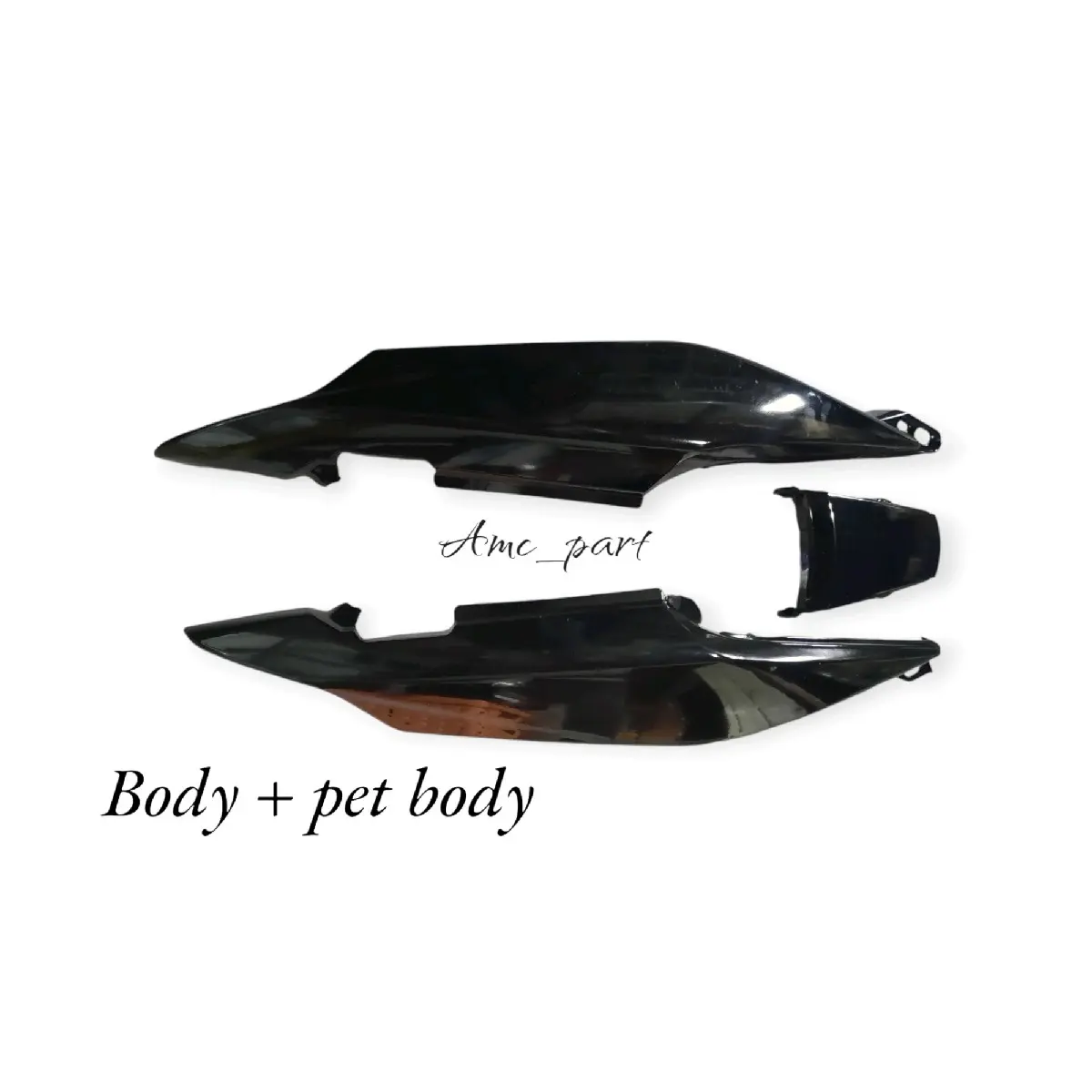 Body belakang polos + pet