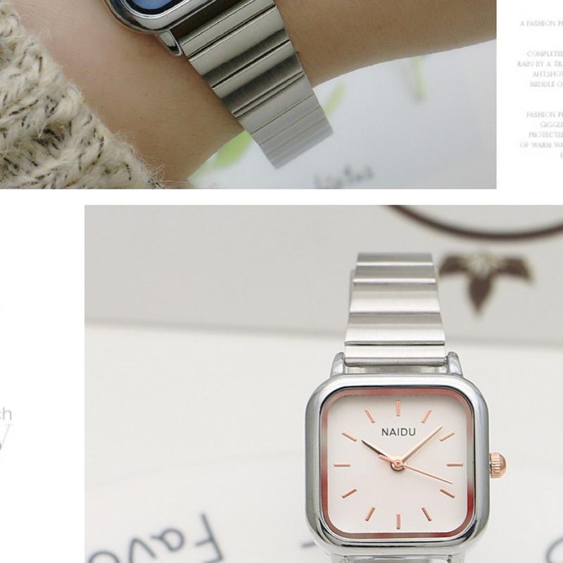 Amazefan Jam Tangan Wanita Mewah Model Korea Jam Tangan Wanita Rantai NSSB-100 4