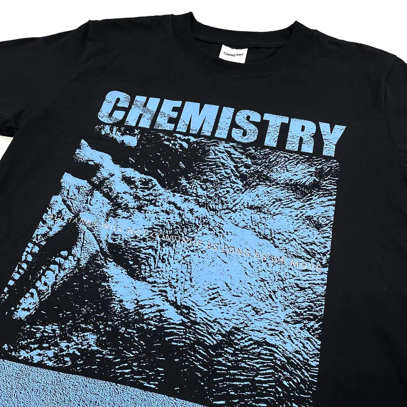 Chemistry Straight - T-Shirt - Fossil Black 1