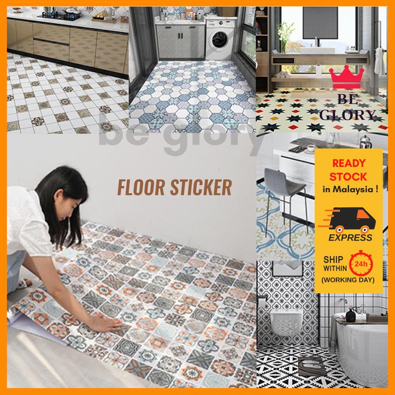 Thickened Floor Sticker 60cm x 1m PVC Self adhesive Non Sli - TikTok ...