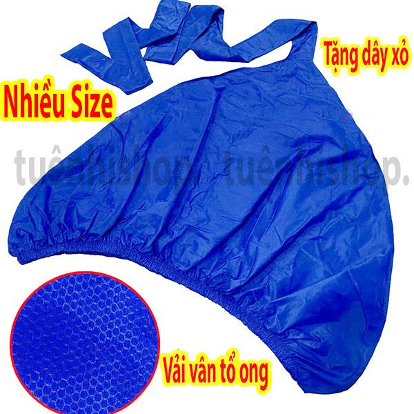 Áo Trùm Vệ Sinh Máy Lạnh Điều Hòa Vải Tổ Ong Chống Thấm Nước Chiều Rộng Miệng Áo 1.8m & 1.5m Dành Cho Máy Lạnh 1-3 Ngựa Có Dây Luồn Tặng Kèm