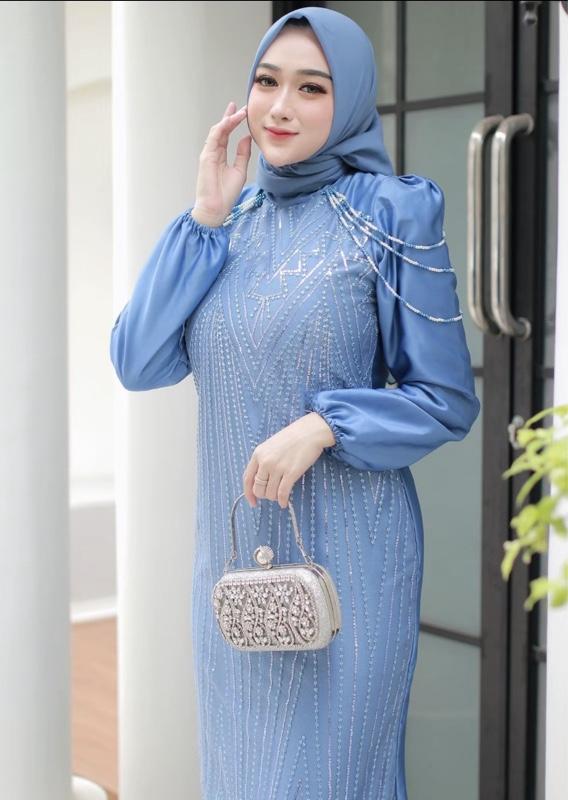 Anindya Dress Mewah Pesta Gamis Cantik Wanita Anindya Dress Mewah Pesta Gamis Cantik Wanita