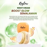 Gambar Reglow Intensive Whitening Night Cream Mencerahkan Wajah Mengencangkan Memudarkan Flek Hitam dan Bekas Jerawat Memutihkan - NIGHT CREAM dari Biliva Beauty Store Kota Surabaya 3 Tokopedia