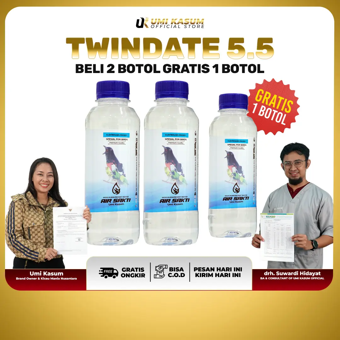 Air Sakti Umi Kasum |  Anti Oksidan Tinggi yang dirancang khusus Untuk Minum Sang Burung Juara | Bisa Untuk Semua Burung