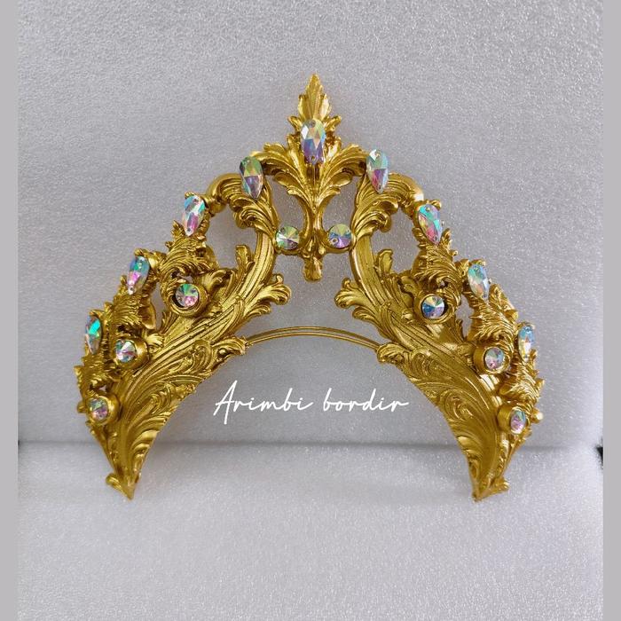 Gambar Siger Mahkota/Aksesoris Tari/Siger Tari/Karnaval/Kode A3 - Gold dari accesoristariarimbi Kab. Tasikmalaya 3 Tokopedia