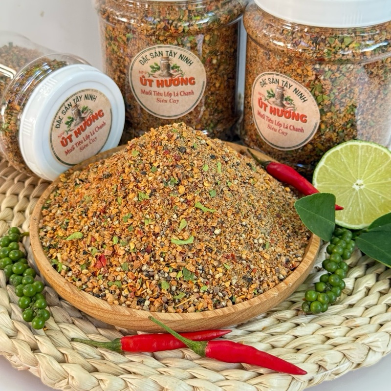 Muối tiêu ỚT LÁ CHANH siêu cay cao cấp