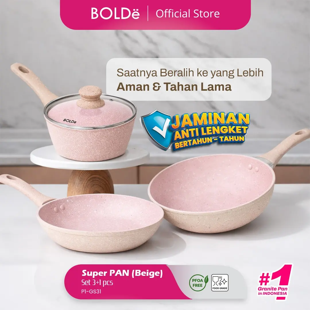 BOLDe Super Pan Set Beige