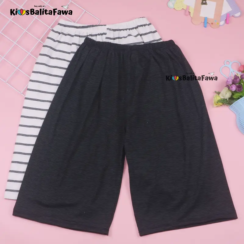 (Polos) Celana Wanita Selutut Pendek Big Size Muat Sampai Super Jumbo / Dalaman Harian Adem Murah Santai 5