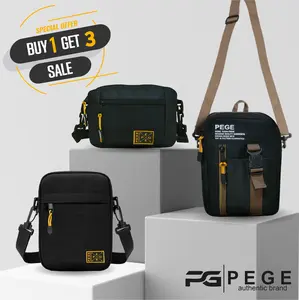 PROMO Bundling Beli 1 Dapat 3 Tas Selempang PEGE Slingbag - PG Bundling 10