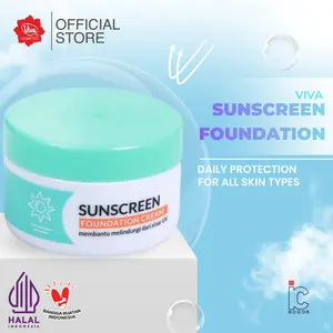Viva Sunscreen Foundation - cream uv filter Wajah Facial