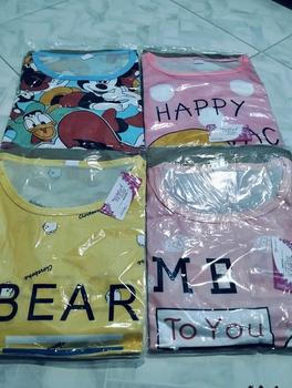 Product Review of Blackpink Daster Pakaian Wanita Baju Tidur Motif Kartun Oversize Korea Pendek Piyama Dress Dewasa 4017 from v**a 3