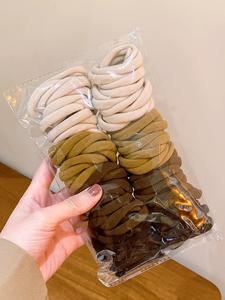 Ligas para el cabello de alta elasticidad 50 piezas, color gradiente, diademas elásticas para mujer, de gran resistencia y agrega volumen, diseño sin rastro