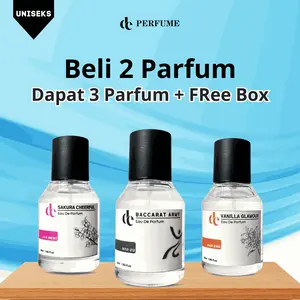 Parfum Wanita 3 Set Aroma Vanilla Glamour - Sakura Cheerfull - baccarat -  Perfume EDP Wangi 8 Jam