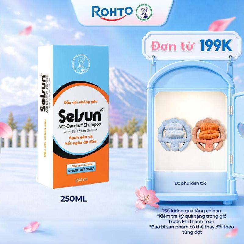 Dầu gội chống gàu, giảm nấm Selsun 250ml