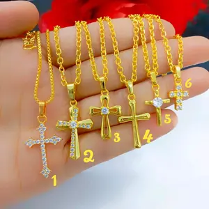kalung salib 1-6 wrn24karat awettiap hari