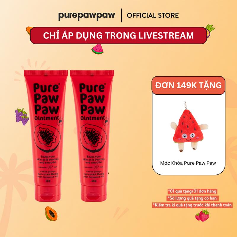 Combo 2 Kem Dưỡng Pure Paw Paw Ointment 25g