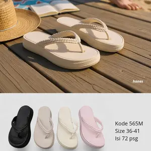 [Promosi] KADIA! Sandal Jepit Wanita Korea Elegan Desain Anyaman EVA Ringan Anti Slip Nyaman Premium Ringan Stylish Anti Bau Empuk COD