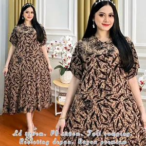 Daster Kayla Seri Motif New Resleting depan Tali Samping Rayon Premium Busui Bumil Dress Wanita Kekinian