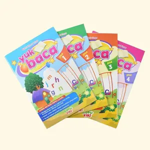 Ummu Umar Ziddu Yuk Baca Buku Belajar Membaca Anak TK Metode Mudah Usia Pra-Sekolah SD Jilid 1-4 Warni Ukuran 14x20.5 cm Tebal 56 52 42 56 Hal Isi HVS 70 gram Cover Art Paper 120 gram