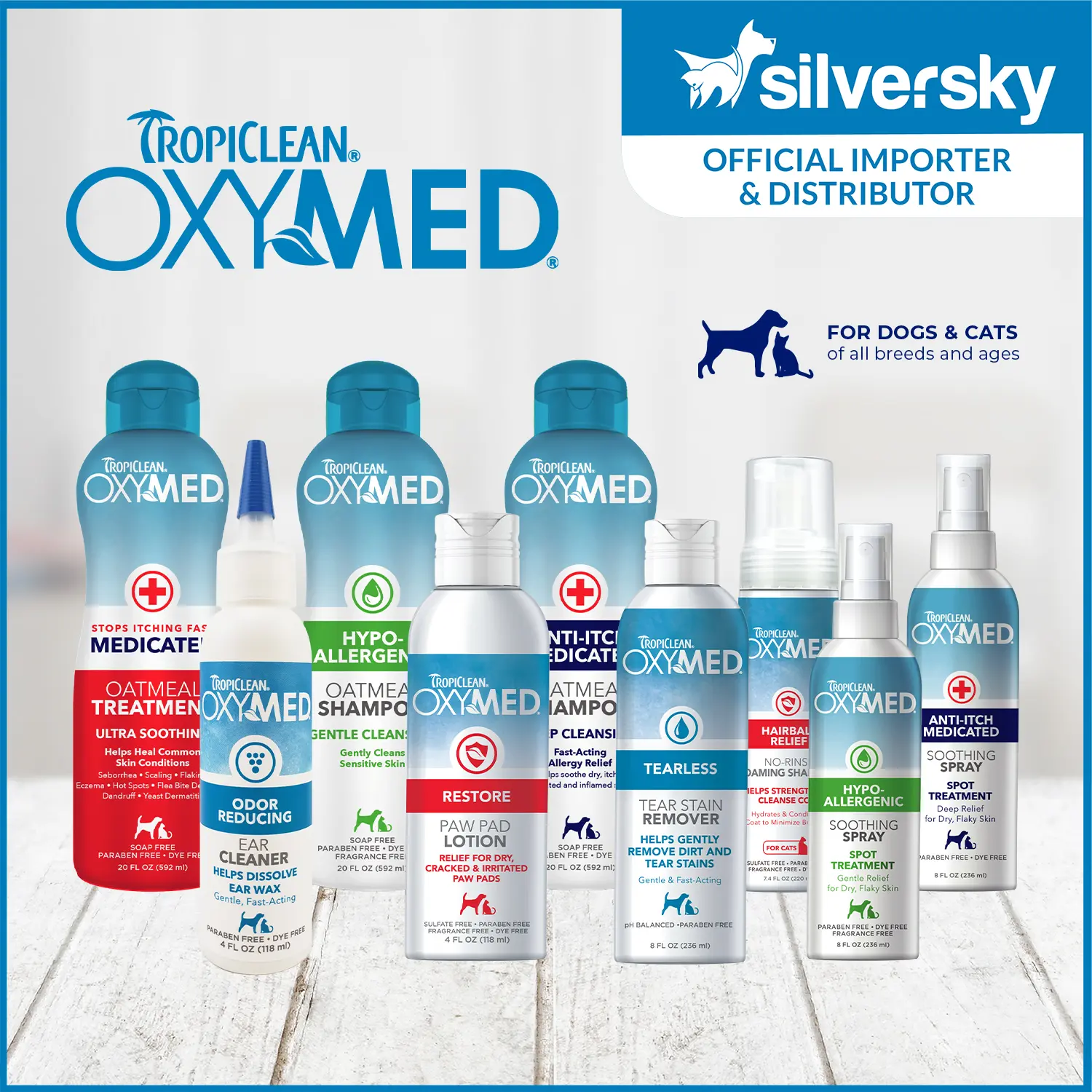 TropiClean Oxymed Range - Anti-Itch/Medicated Shampoo for Dog and Cat