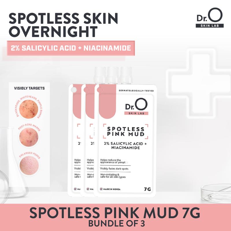 Dr. O Skinlab Spotless Pink Mud 7g Bundle of 3 - TikTok Shop Philippines