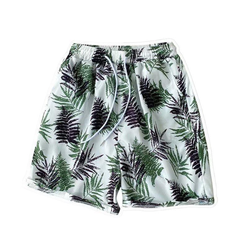 Product Introduction of Live unbridled Fashion Summer Seaside Vacation Floral Shorts Men's Casual  Shorts Loose Beach Pants 3