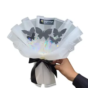 BUKET KUPUKUPU ISI 5/BUKET KUPUKUPU LED/BUKETKUPUKUPU UKURAN 30cm/BUKETKUPULED