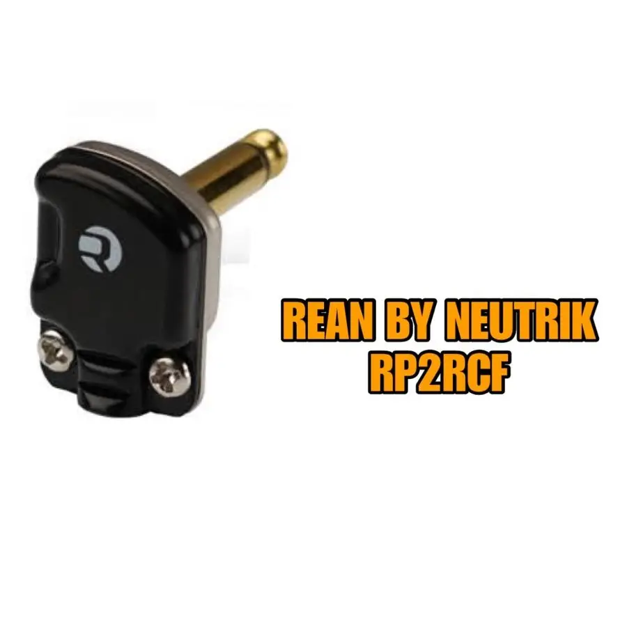 REAN BY NEUTRIK - PANCAKE PLUG CONNECTOR RP2RCF-B