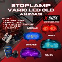 Gambar X-Case Lampu Stop Running Animasi Vario Led Old 2015 - 2017 Magnet 17 Mode Animasi Otomatis  Bulat Kotak Motorcycle Stoplamp Motor WD 197 - ICEBLUE, TANPA FLASHER dari Xcase Indonesia Kota Administrasi Jakarta Barat 1 Tokopedia