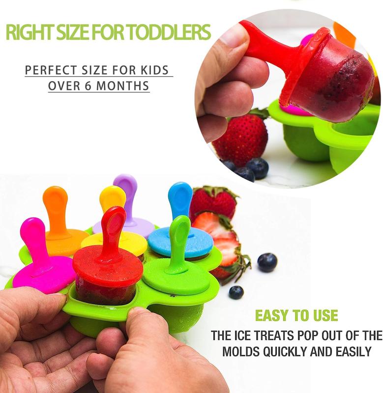 SUNNY Silicone Baby Popsicle Ice Cream Ice Drop Maker DIY fo - TikTok ...