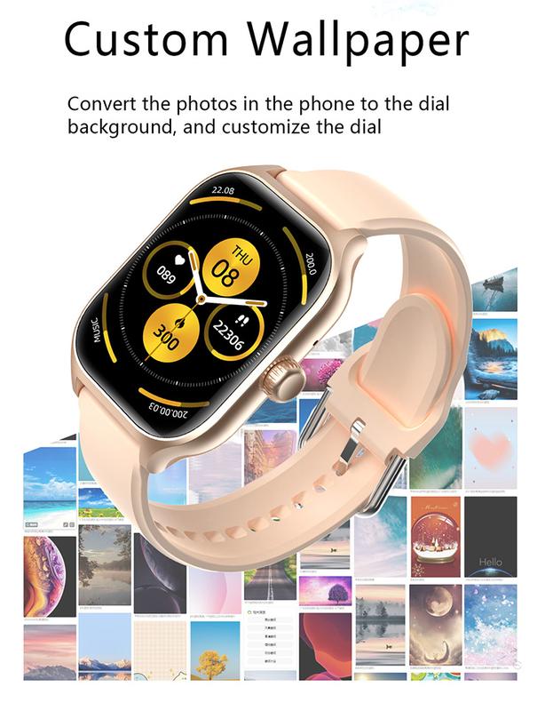 (BISA COD) Jam Tangan Pintar 2024 Smartwatch GTS 4 Watch Series 9 Anti Air Fitur Panggilan Bluetooth Kalkulator Pemantauan Kesehatan Olahraga 3