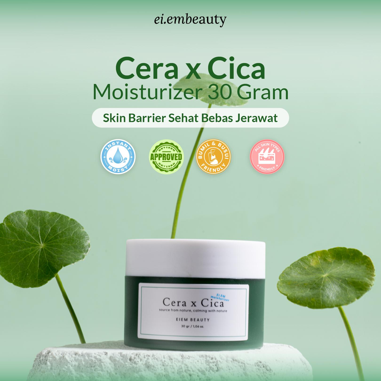 [1 PCS 30 GRAM] EIEM BEAUTY Moisturizer 30gr Varian / Cera x Cica Moisturizer / Reti-iv Moisturizer / Glow B3+ Brightening Moisturizer / Water Bank (MUGWORT EDITION) Moisture Gel