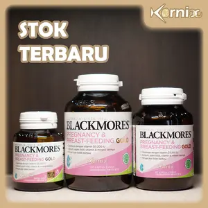 Blackmores Pregnancy & Breast-feeding Breastfeeding Gold 20 60 120 Kapsul — Suplemen Kehamilan Ibu Asi Booster Bayi Menyusui Kaya DHA & Kalsium Tinggi