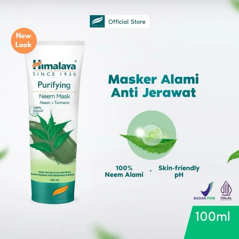 Himalaya Neem Mask (Masker Jerawat & Bruntusan ) 1