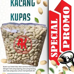 (FLASH SALE) 1KG KACANG KUPAS MENTAH PREMIUM AK