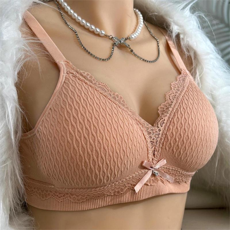 Áo Ngực Ren Đồ Lót Nữ Gợi Cảm Và Thoải Mái Cúp Cố Định Không Dây Áo Ngực Lót Thoáng Khí