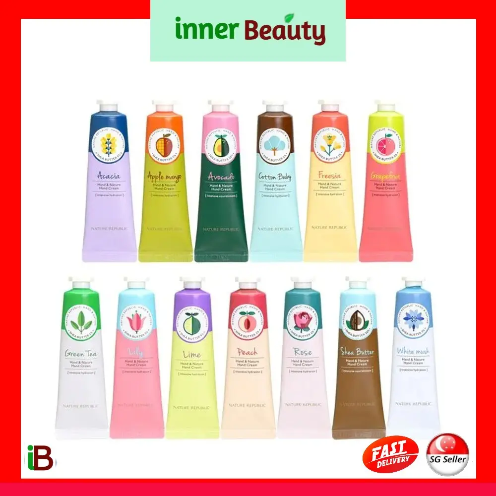Nature Republic Hand & Nature Hand Cream 30mL Cherry Peach