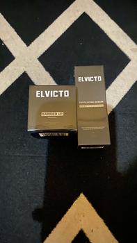 Product Review of ELVICTO PAKET GENTLE EXFOLIATING | EXFO SERUM, MOISTURIZER | Paket Perawatan Pria untuk Kulit Wajah Kusam, Menghilangkan Bekas Jerawat & Exfoliasi from R**💫 2