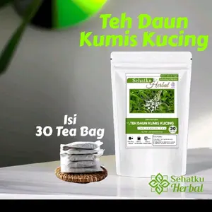 TEH Daun Kumis Kucing ISI 30 Herbal Alami Original