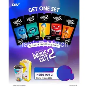 Inside Out 2 x CGV Official Collectible Ticket Set