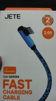 Product Review of Kabel USB Type C / Lightning JETE CA1 Fast Charging - Garansi Resmi 2 Tahun Biru Laptop Panjang from a**a 0