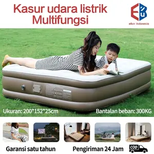 Kasur sofa udara baru EBUY/kasur ganda pompa pengisian listrik/kasur camping portabel besar