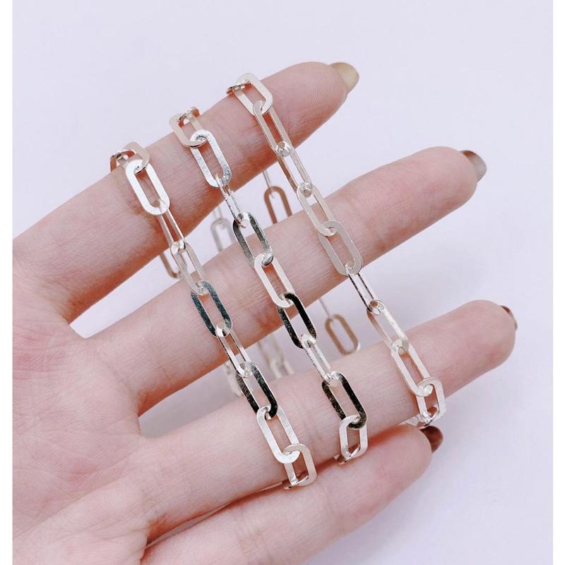 Lắc tay Bạc ta cho nữ dạng Lắc Xích  đơn giản cá tính thời trang  TTA Jewelry TTA L100