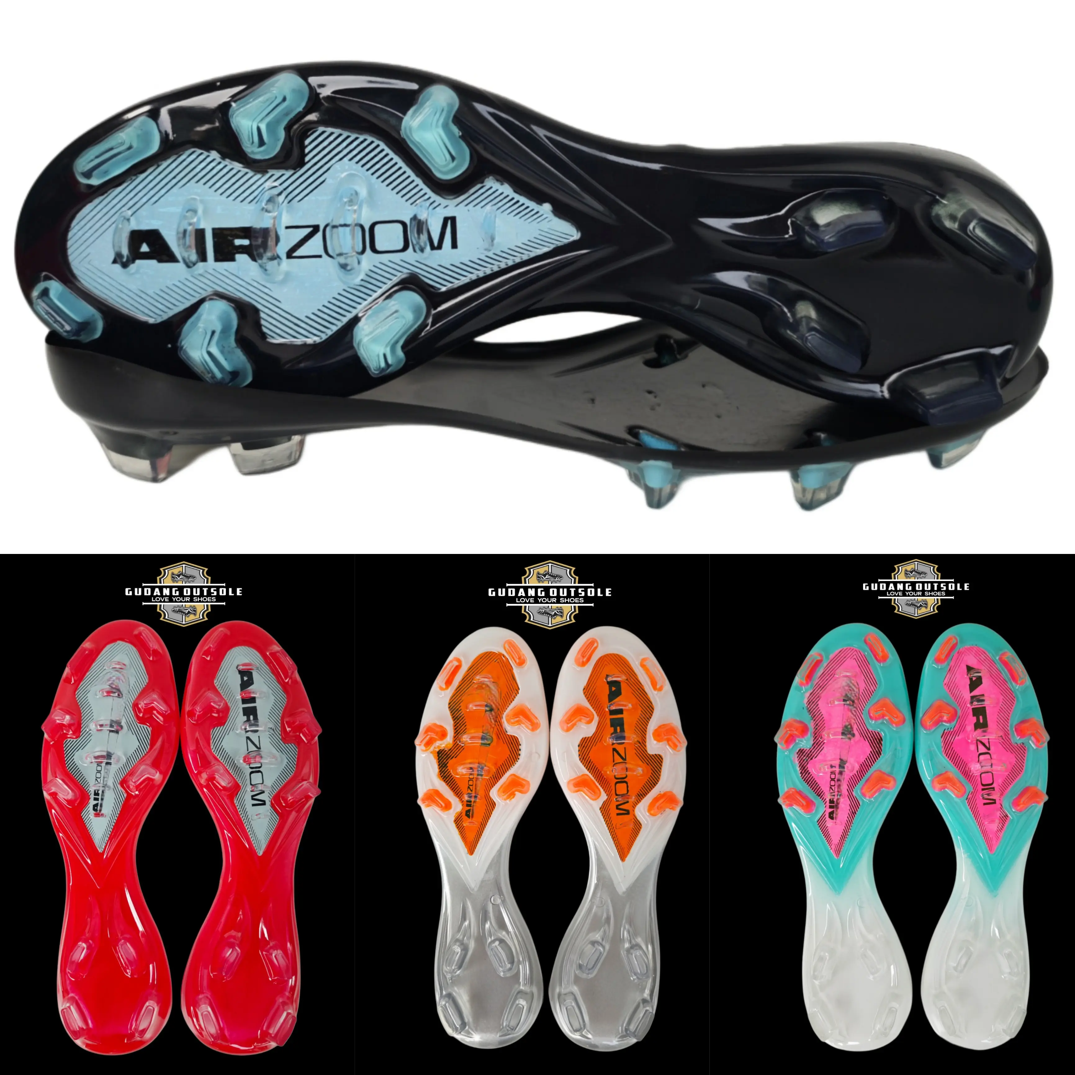 Outsole Sepatu Bola - Tapak Sepatu Bola Universal Motif AirZoom