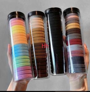 Combo 20 Dây Buộc Tóc Nữ Dây Cột Tóc Chun Co Giãn Màu Trơn Nhiều Màu