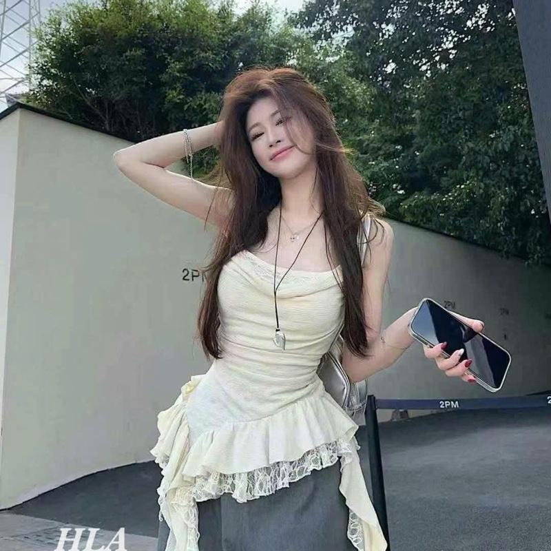 Áo 2 dây phối ren 2 màu hàng tk 1