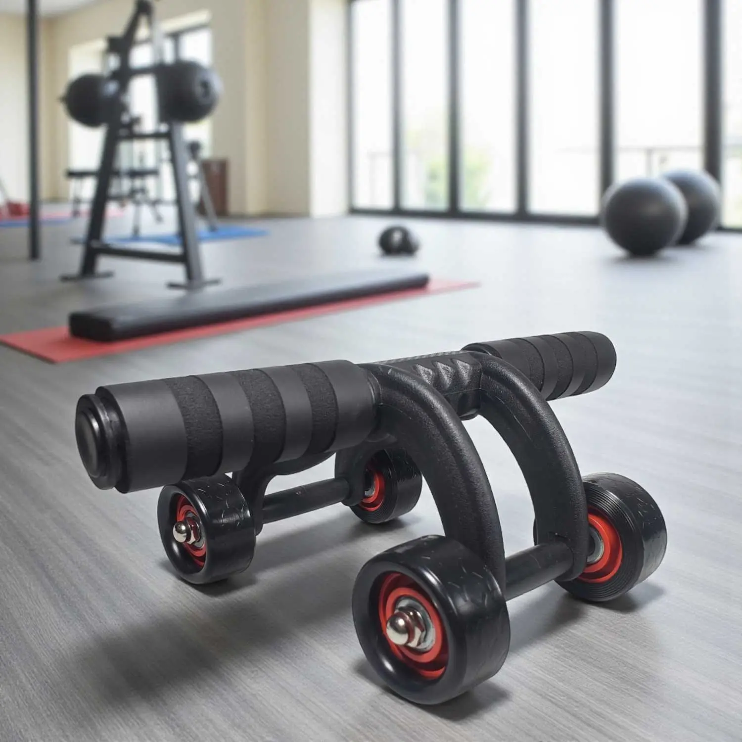 Power Wheel Alat Fitness Roller AD-2016A Universal Murah High Quality