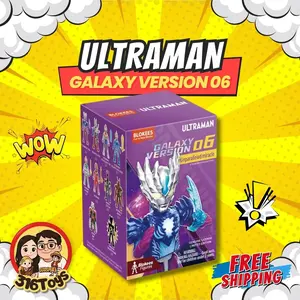 Blokees Figures Ultraman Galaxy Version 06 Blind Box mainan ultraman action figure ultraman blokees official store GV06